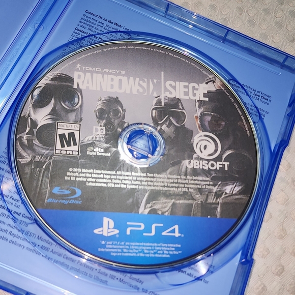 PS4 EUC PLAYSTATION TOM CLANCY RAINBOW SIX SIEGE VIDEO GAME - Picture 3 of 3
